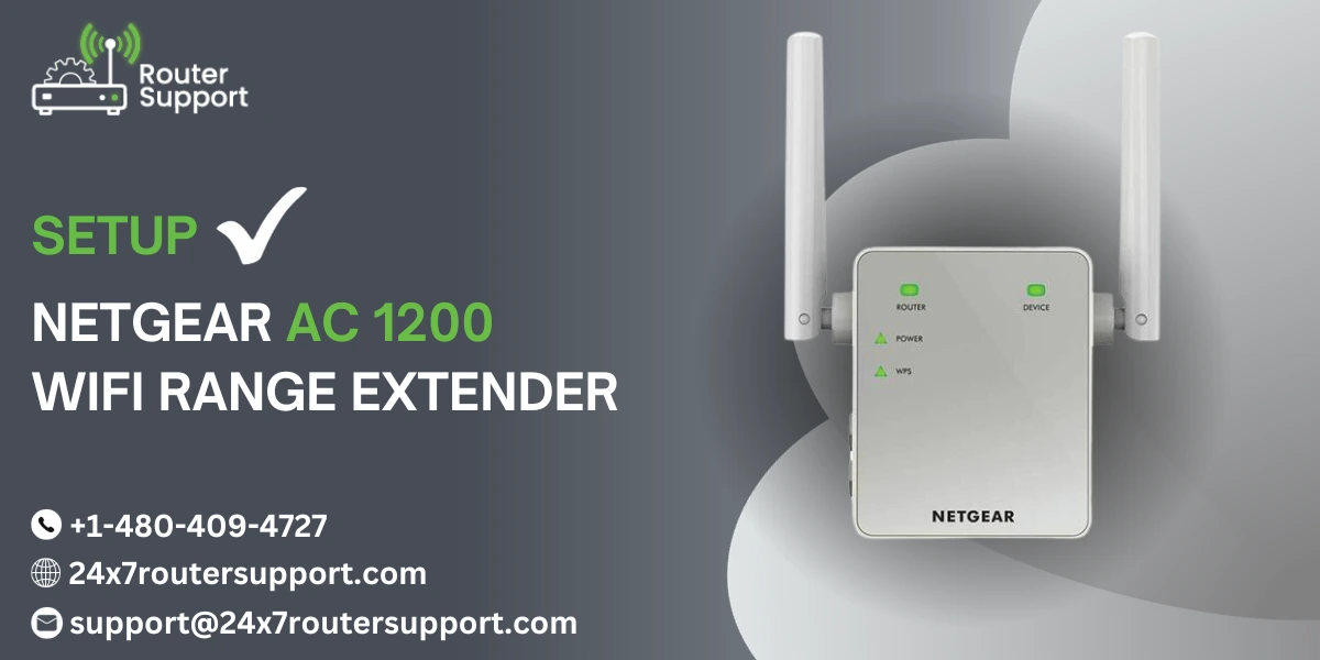 Netgear AC 1200 WiFi Range Extender Setup: A Comprehensive Guide