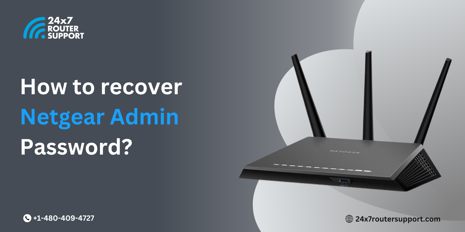 How to recover the Netgear Admin Password?