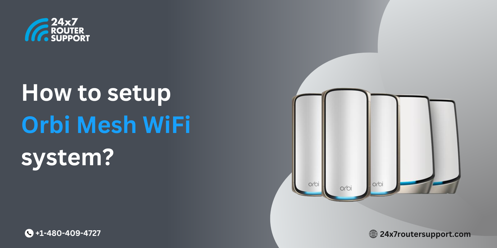 How to set up the Orbi Mesh wifi system?